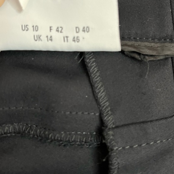 Akris Punto Pants Franca Techno Cotton Pants in Black High Rise Sz US 10 EUC - Picture 15 of 16
